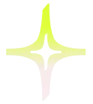 Pink and green gradient star icon