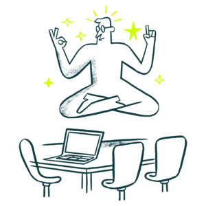 Be the know it all everyone wants in the room illustration